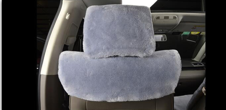 1 Front Plush Car Seat Covers Faux Fur Car Interior Cushion Styling Winter Plush Pad