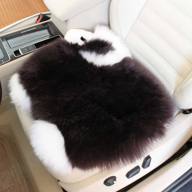 Cute Lambs Whole Wool Car Seat Cushion Winter Australian Fur Pads Hairy Office Home Mats