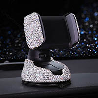 Bling Crystal Car Phone Holder Magnetic Air Vent Mount Mobile Stand Magnet Support Cell GPS