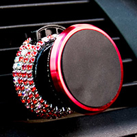 Diamond Crystal Car Phone Holder Magnetic Air Vent Mount Mobile Stand Magnet Support Cell GPS