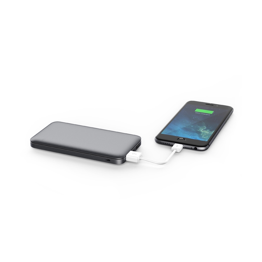 OEM/ODM AF-1015 10000mAh Metal Case Slim Charging Power Bank USB Portable Mobile Battery Charger
