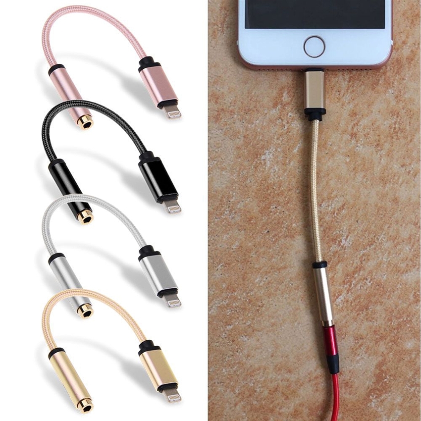 OEM/ODM AF-A07 3.5mm Lightning Digital Audio iPhone 8 Adapter Plastic Cables For iPhone 8 Plus