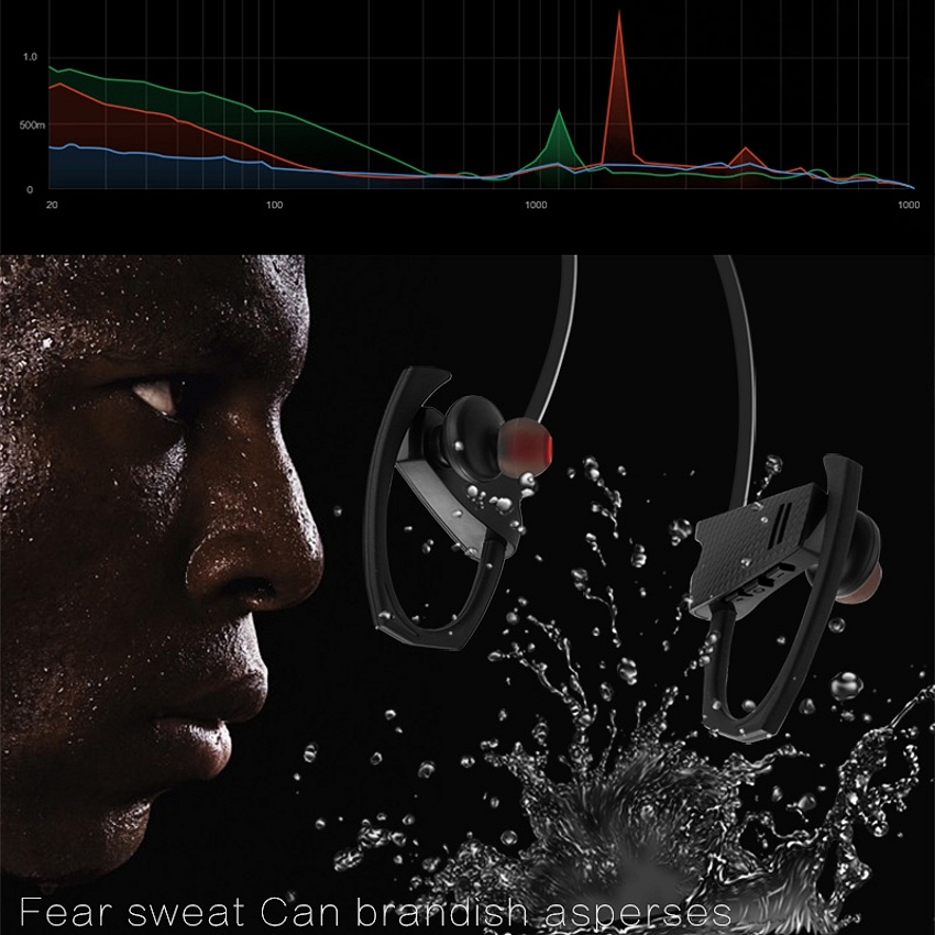 OEM/ODM AF-Q9 HiFi Wireless Waterproof Top Headphones Sport Headset Anti Sweat Bluetooth 4.1