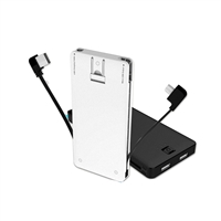 OEM/ODM AF-UL085 Built-in Cable UL Power Bank 5000mAh Charging Li-polymer Battery Charger